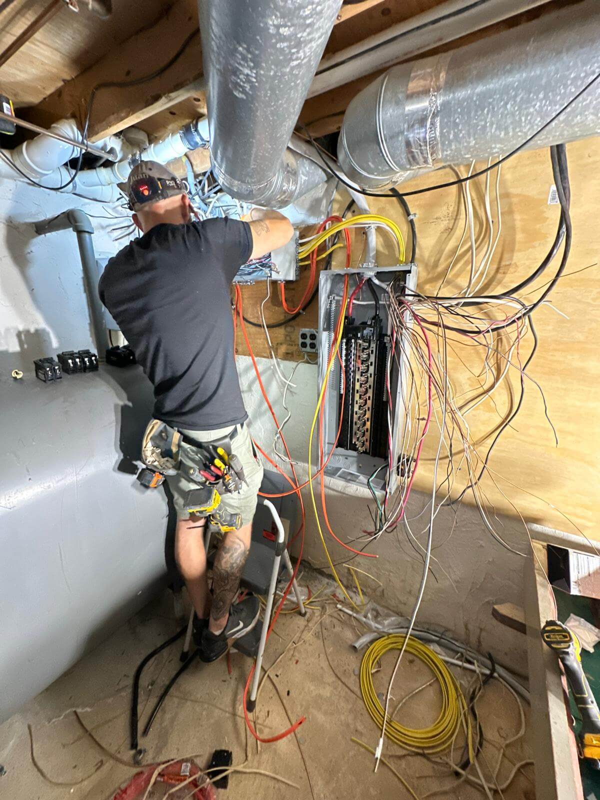Professional house wiring and installation of dedicated electrical circuits to ensure safe and efficient power distribution in residential properties